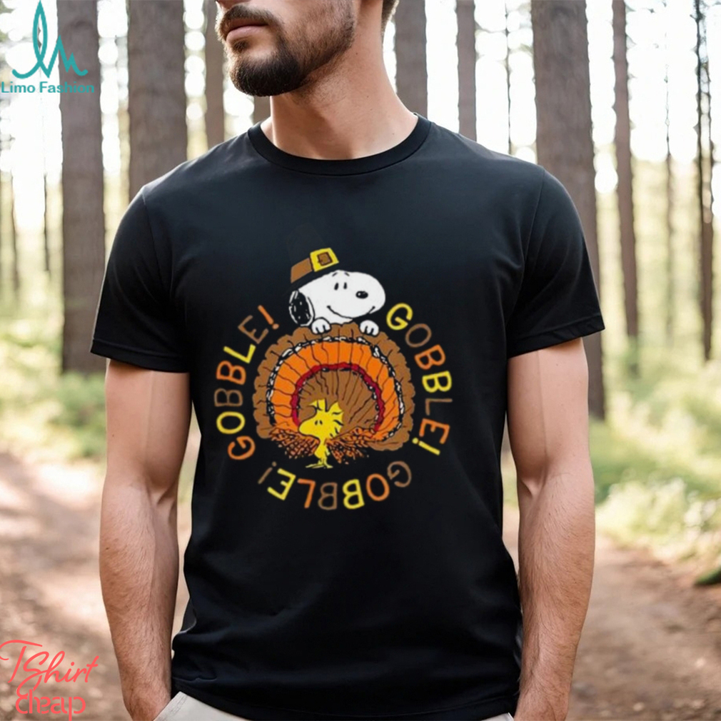 Peanuts Snoopy And Woodstock Thanksgiving Gobble T Shirt Shirt Peanuts Snoopy And Woodstock Thanksgiving Gobble T Shirt Shirt