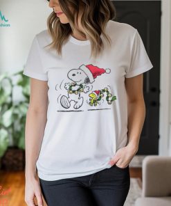 Peanuts Snoopy Santa Woodstock Christmas Abbey Road shirt, hoodie, sweater, long sleeve and tank top Peanuts Snoopy Santa Woodstock Christmas Abbey Road shirt