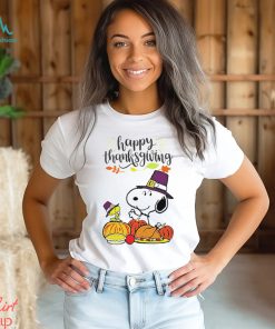 Peanuts Snoopy dog happy thanksgiving shirt