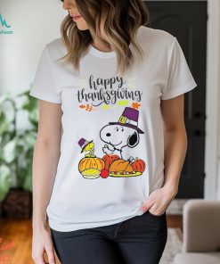 Peanuts Snoopy dog happy thanksgiving shirt