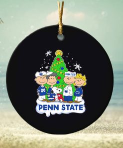 Peanuts characters Penn State Christmas tree ornament