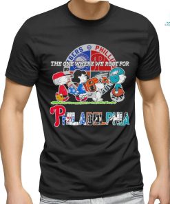 Peanuts the one where we root for Philadelphia shirt