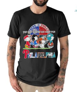 Peanuts the one where we root for Philadelphia shirt