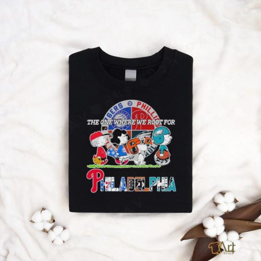 Peanuts the one where we root for Philadelphia shirt