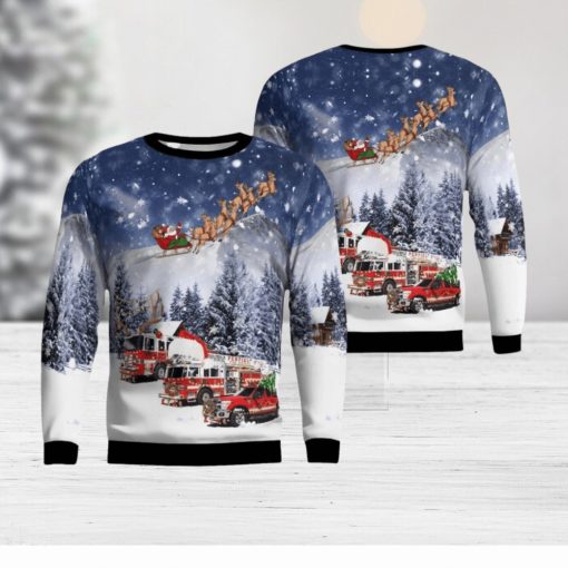 Penfield, New York, Penfield Fire Company Christmas Ugly Sweater Xmas Christmas Gift