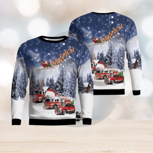 Penfield, New York, Penfield Fire Company Christmas Ugly Sweater Xmas Christmas Gift