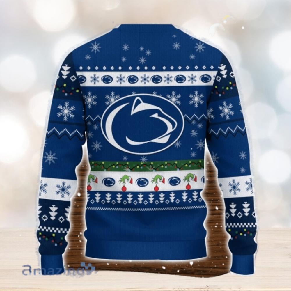Penn State Nittany Lions NCAA Grinch Hand Funny Christmas Gift Ugly Christmas Sweater Gift Ideas For Fans Penn State Nittany Lions NCAA Grinch Hand Funny Christmas Gift Ugly Christmas Sweater Gift Ideas For Fans