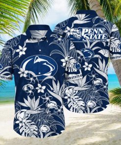 Penn State Nittany Lions NCAA Hawaiian Shirt Shortstime Aloha Shirt