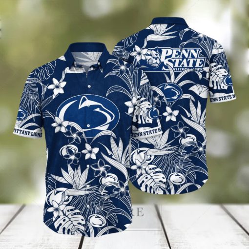 Penn State Nittany Lions NCAA Hawaiian Shirt Shortstime Aloha Shirt