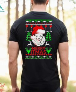 Pennywise Horror Merry litmas Christmas shirt