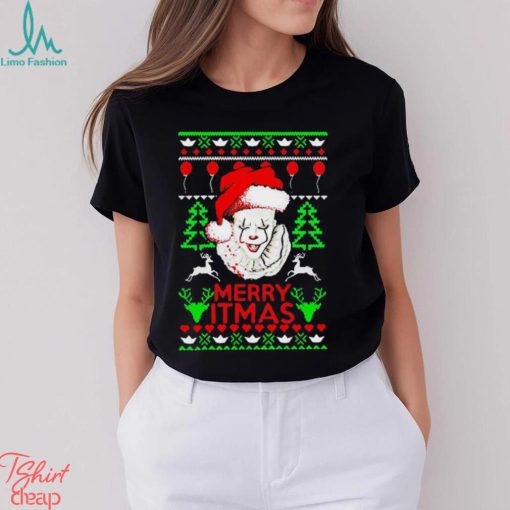 Pennywise Horror Merry litmas Christmas shirt