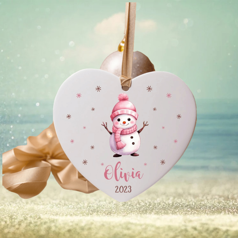 Personalize Name Snowman Newborn Baby Ornament • Ceramic Ornament Gift for Mom To Be • First Christmas with Baby Ornament • ON003 1 Personalize Name Snowman Newborn Baby Ornament • Ceramic Ornament Gift for Mom To Be • First Christmas with Baby Ornament • ON003 1