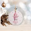 Up Couple Love You To The Moon And Back 2023 Holiday Gifts Custom Name Christmas Ornament