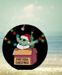 Personalized Baby Yoda Santa Decoration, Star Wars Christmas Star Wars Ornaments