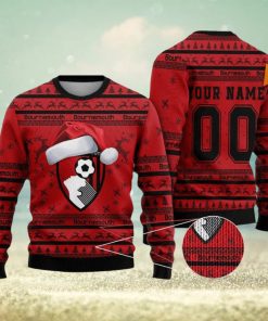 Personalized Bournemouth 3D Ugly Christmas Sweater