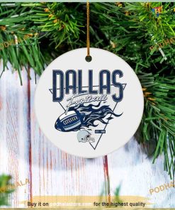 Personalized Dallas Football Christmas Ornament,