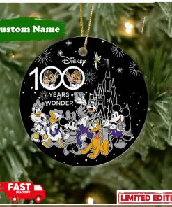 Personalized Disney 100 Years of Wonder Christmas Tree Decorations Ornament