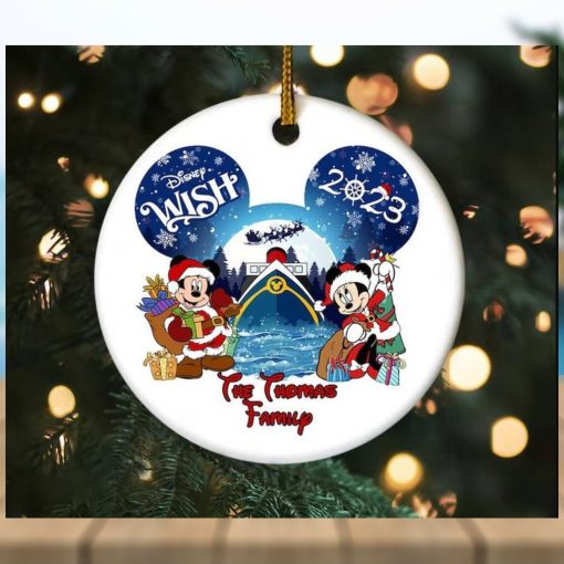 Personalized Disney Disney Cruise Ceramic Ornament