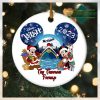 Dog Lovers Merry Woofmas   Christmas Gift For Dog Lovers   Personalized 2 Layered Mix Ornament