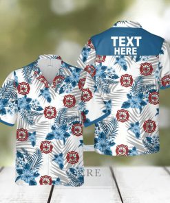 Personalized Fire Dept Hawaiian Aloha Shirts