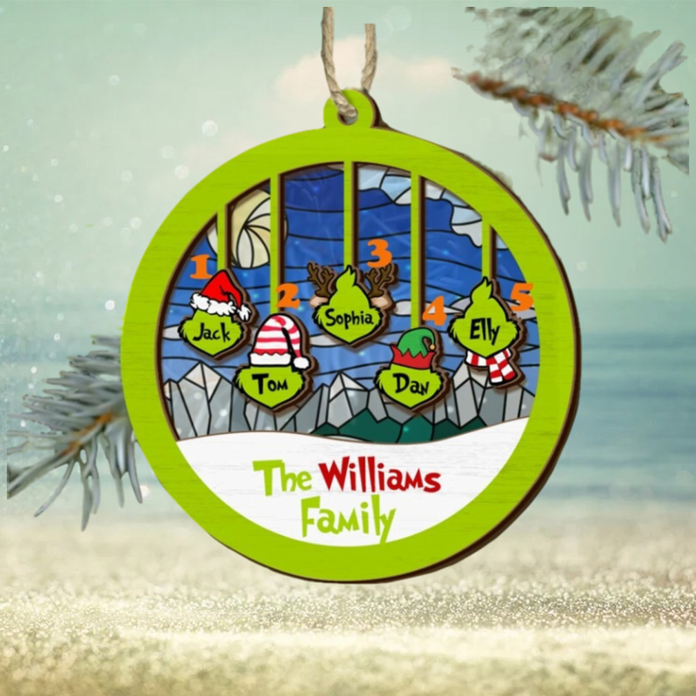 Personalized Grnch Hand Family Suncatcher Ornament, Merry Grnchmas Ornament, Custom Grnch Ornament, Custom Family Ornament, Funny Ornament Personalized Grnch Hand Family Suncatcher Ornament, Merry Grnchmas Ornament, Custom Grnch Ornament, Custom Family Ornament, Funny Ornament