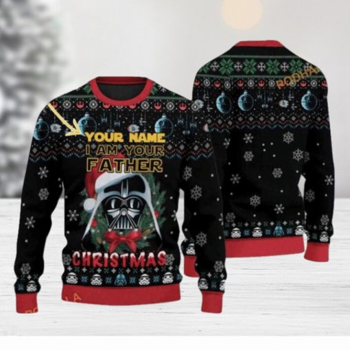 Personalized I’m Your Father D. Vader 3D Family Ugly Christmas Sweater