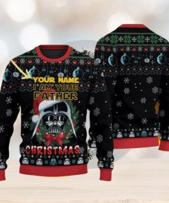 Personalized I’m Your Father Darth Vader Ugly Christmas Sweater