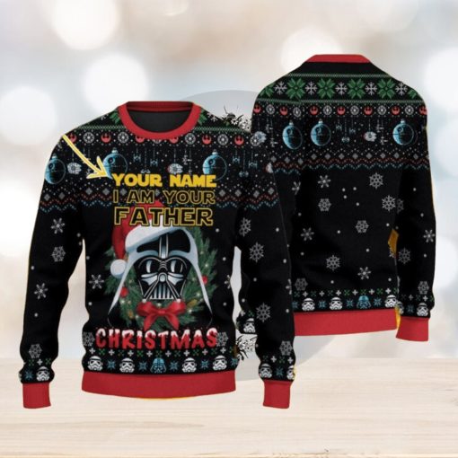 Personalized I’m Your Father Darth Vader Ugly Christmas Sweater