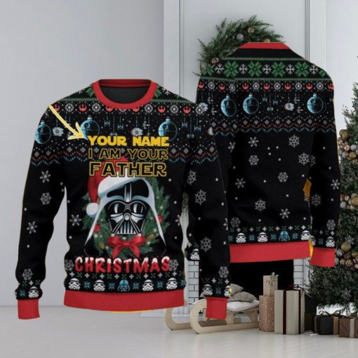 Personalized I’m Your Father Darth Vader Ugly Christmas Sweater