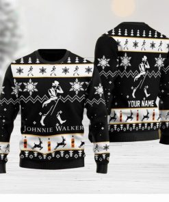 Personalized Johnnie Walker Ugly Christmas Sweater