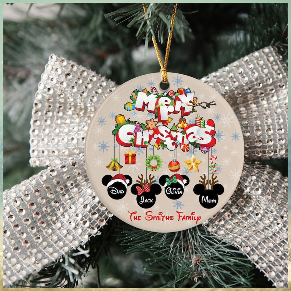 Personalized Mickey Family Ornament, Mickey Christmas Ornament Personalized Mickey Family Ornament, Mickey Christmas Ornament