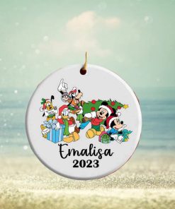 Personalized Mickey & Friends Christmas Ornament