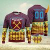 Personalized Bournemouth 3D Ugly Christmas Sweater