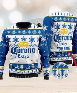 Personalized Name Corona Beer Ugly Christmas Sweater Christmas Gift Ideas