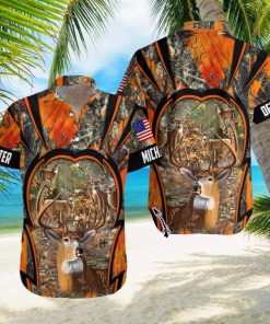 Personalized Name Deer Hunting Custom Hawaiian Shirt