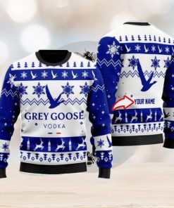 Personalized Name Funny Grey Goose Ugly Christmas Sweater Christmas Gift Ideas