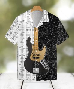 Personalized Name Guitar Custom Hawaiian Shirt