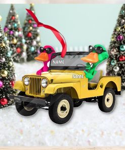 Personalized Ornament Duck Duck Jeep Off Road Vehicle Christmas Ornament