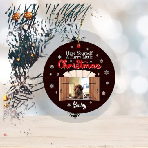 Personalized Ornament Using Pet’s Photo and Name, Custom Ornament Christmas Dog Ornament, Plastic Car Hanging Ornament 2023