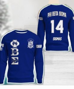 Personalized Phi Beta Sigma Blue 3D Sweater Community Logo For Men And Women Gift Christmas