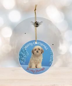 Personalized Shih Tzu Christmas Ornament