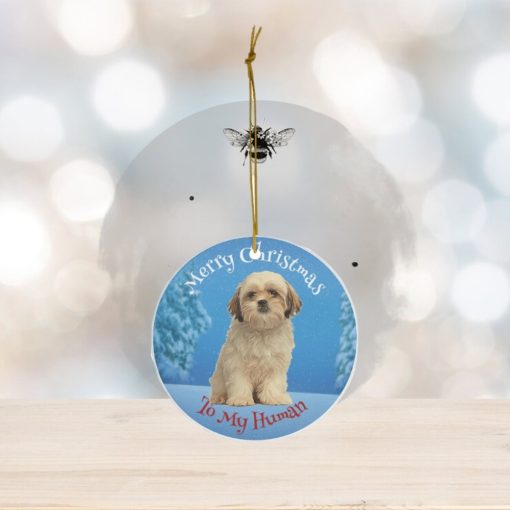 Personalized Shih Tzu Christmas Ornament