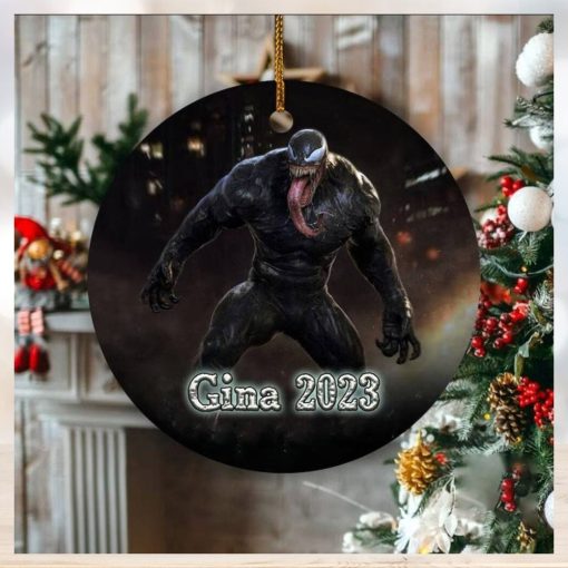 Personalized Venom Ornament 2023, Marvel Venom Christmas Ornament