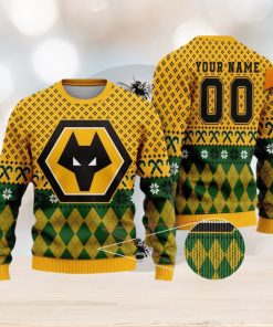 Personalized Wolverhampton Wanderers 3D Ugly Christmas Sweater