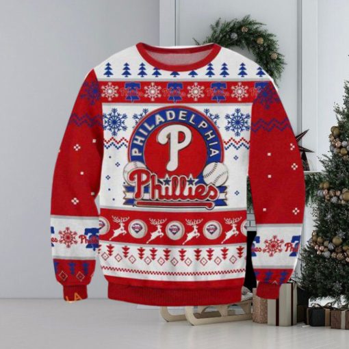 Philadelphia Baseball Ugly Christmas Sweater 2023, Phillies 3D Sweater