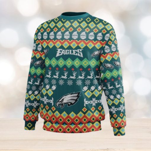 Philadelphia Eagles Colorful Ugly Christmas Sweater