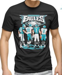 Philadelphia Eagles Kelce Cox Hurts and Swift Signatures shirt