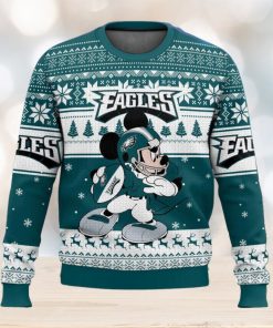 Philadelphia Eagles Mickey Mouse Ugly Christmas Sweater