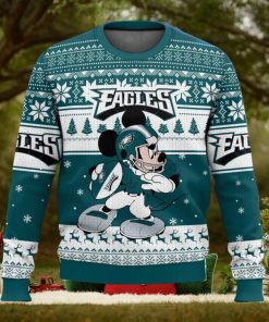 Philadelphia Eagles Mickey Mouse Ugly Christmas Sweater