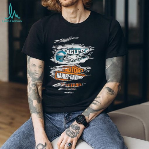Philadelphia Eagles Motor Harley Davidson 2023 Shirt